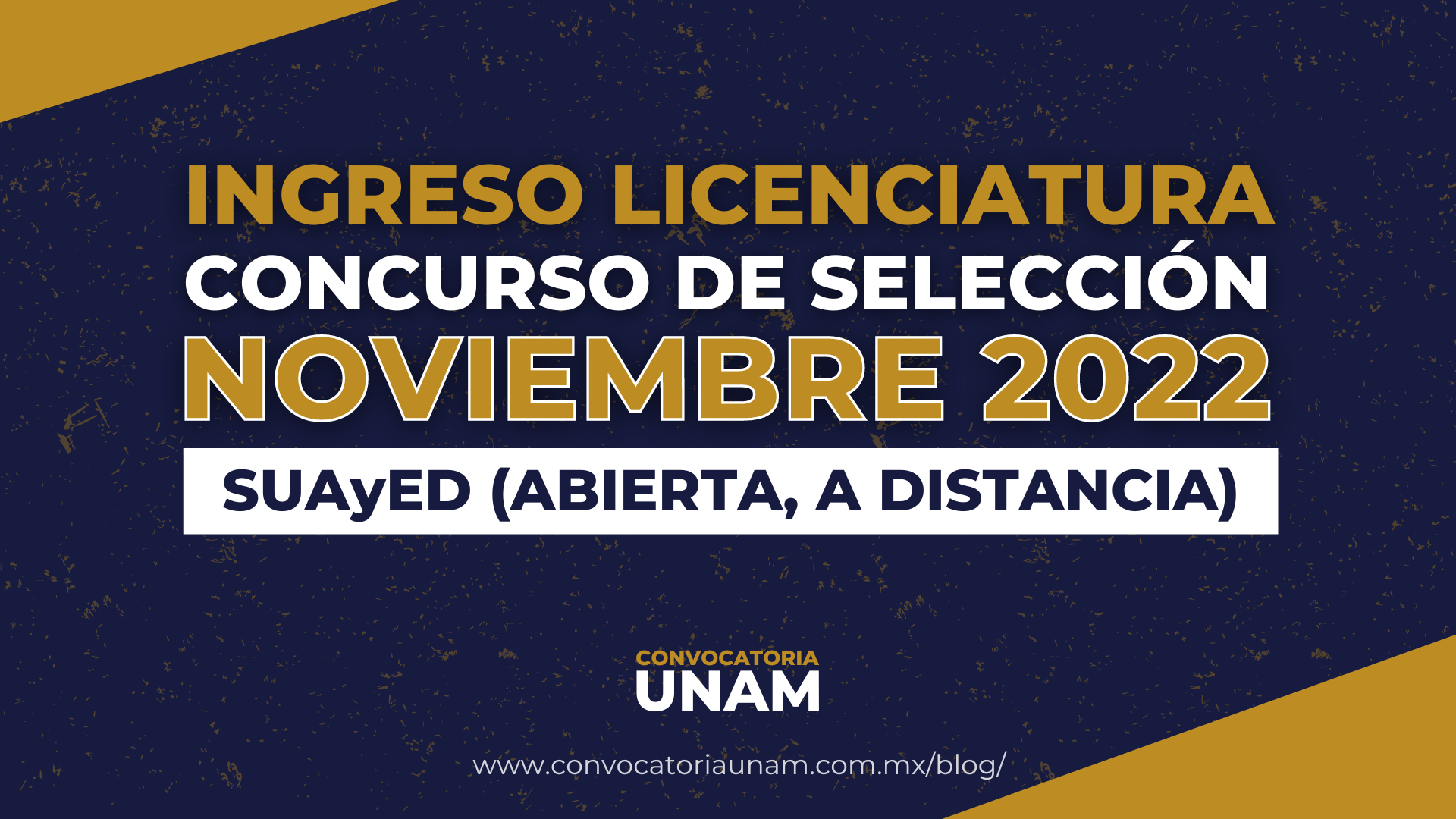 convocatoriaunam